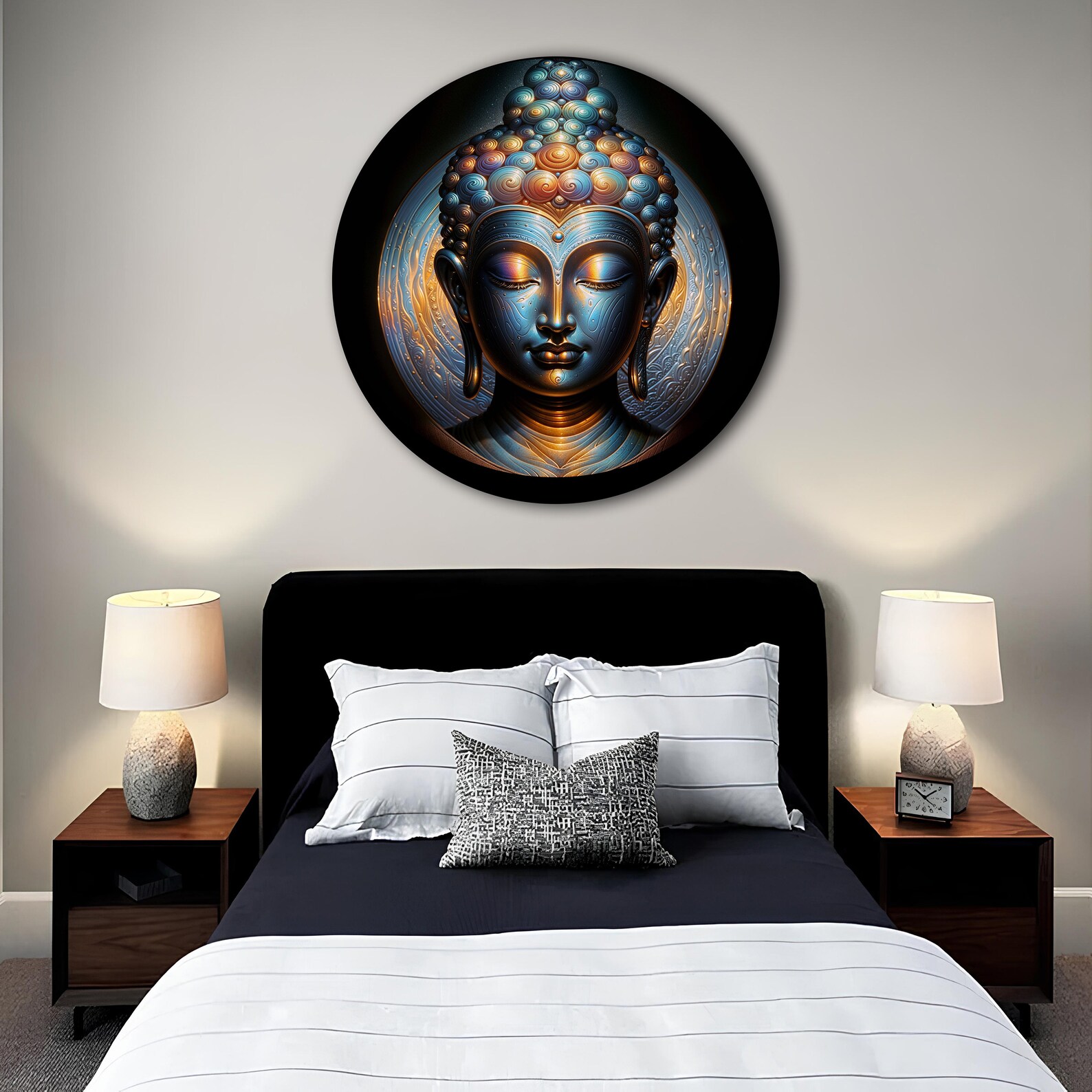 Tempered Glass Wall Art | Buddha Wall Art | Hindu Home Decor | Abstract ...