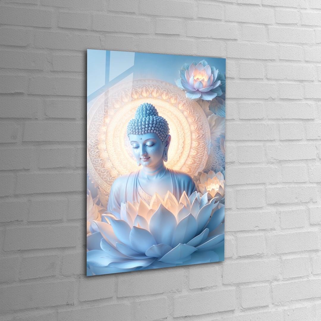 Buddha Wall Art | Housewarming Gift | High Quality | Glamorous Abstract ...