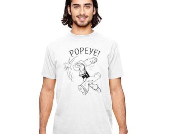 Klassische Cartoon- und Animationsikone Popeye!  T-Shirts für jeden Stil!