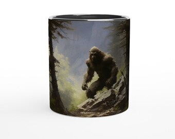Sasquatch White 11oz Ceramic Mug with Color Inside