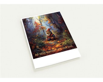 Cute Gnome Bear collection Pack of 10 Greeting Cards (standard envelopes) (US & CA)