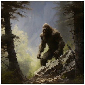 Sasquatch Museum-Quality Matte Paper Poster