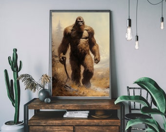 Bigfoot premium mat papier poster