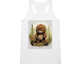 Performance Womens Tank Top mit niedlichen Baby BigFoot!