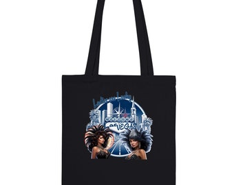 Showgirls on the Las Vegas Strip! Ladies are Lucky, get your lucky Tote Bag
