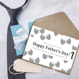 Happy Father&#39;s Day Printable Card, Instant Download JPG, Card Template