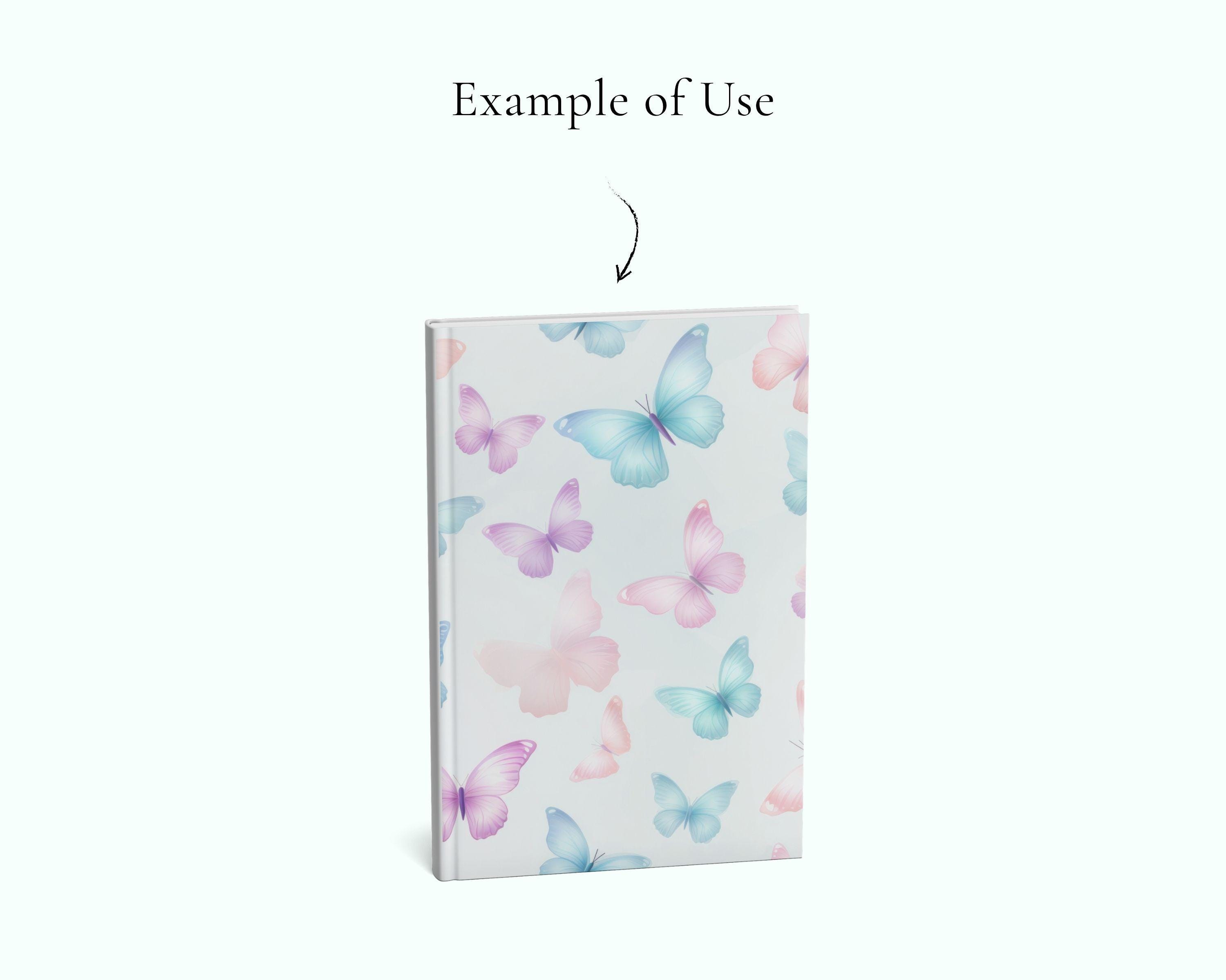 Pastel Butterfly Digital Paper Set, Watercolor Butterflies Seamless ...