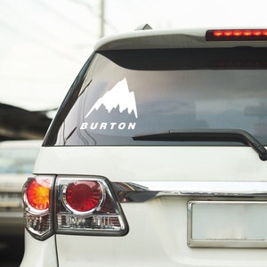 Adesivo de vinil Burton: adesivo para laptop de snowboard