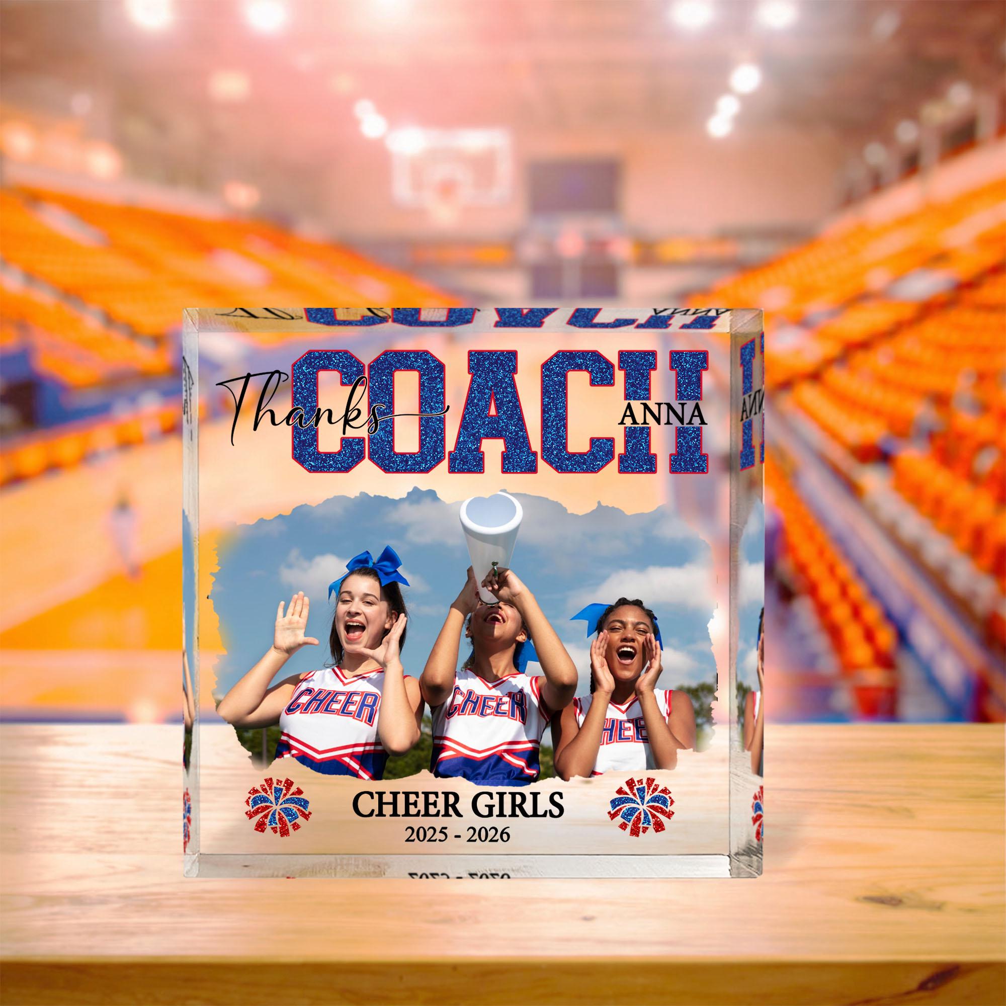 Personalized Cheerleading Athlete Acrylic Plaque, Custom Photo Sign ...