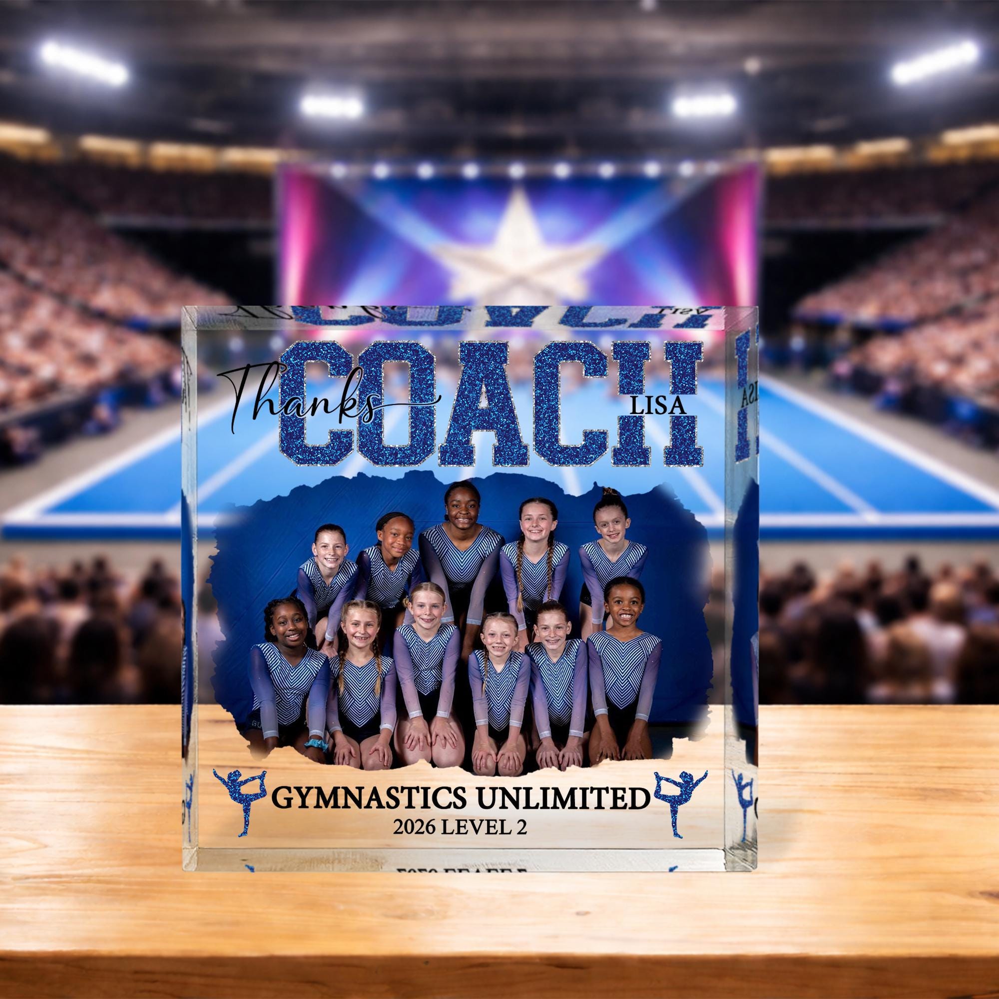 Personalized Cheerleading Athlete Acrylic Plaque, Custom Photo Sign ...
