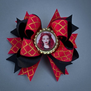 Descendants Bow, Descendants Red Bow, Descendants Hair Bow, Descendants Rise of Red, Descendants Party, Descendants Birthday, Descendants 4