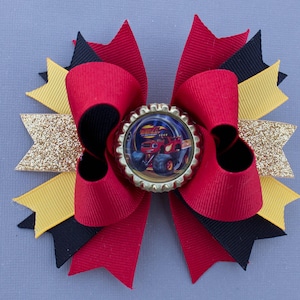 Blaze and the Monster Machines Bow, Blaze and the Monster Machines Party, Blaze and the Monster Machines Birthday, Blaze Hair Bow
