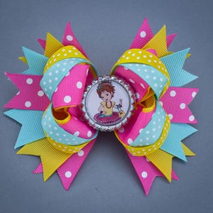 Fancy Nancy Bow, Fancy Nancy Hair Bow, Fancy Nancy Party, Fancy Nancy School Bow, Fancy Nancy Birthday, Fancy Nancy Gift, School Bow