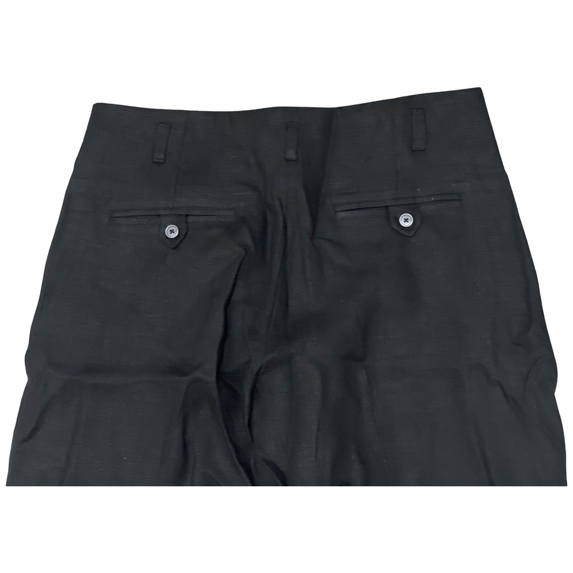 Mens High Waisted HOLLYWOOD Pants Black/linen Etsy