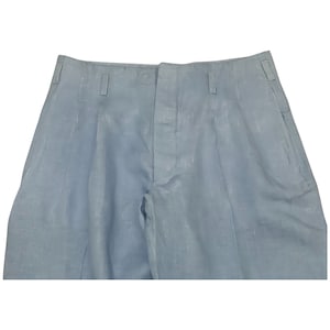 Mens High Waisted HOLLYWOOD Pants - Provence/Linen