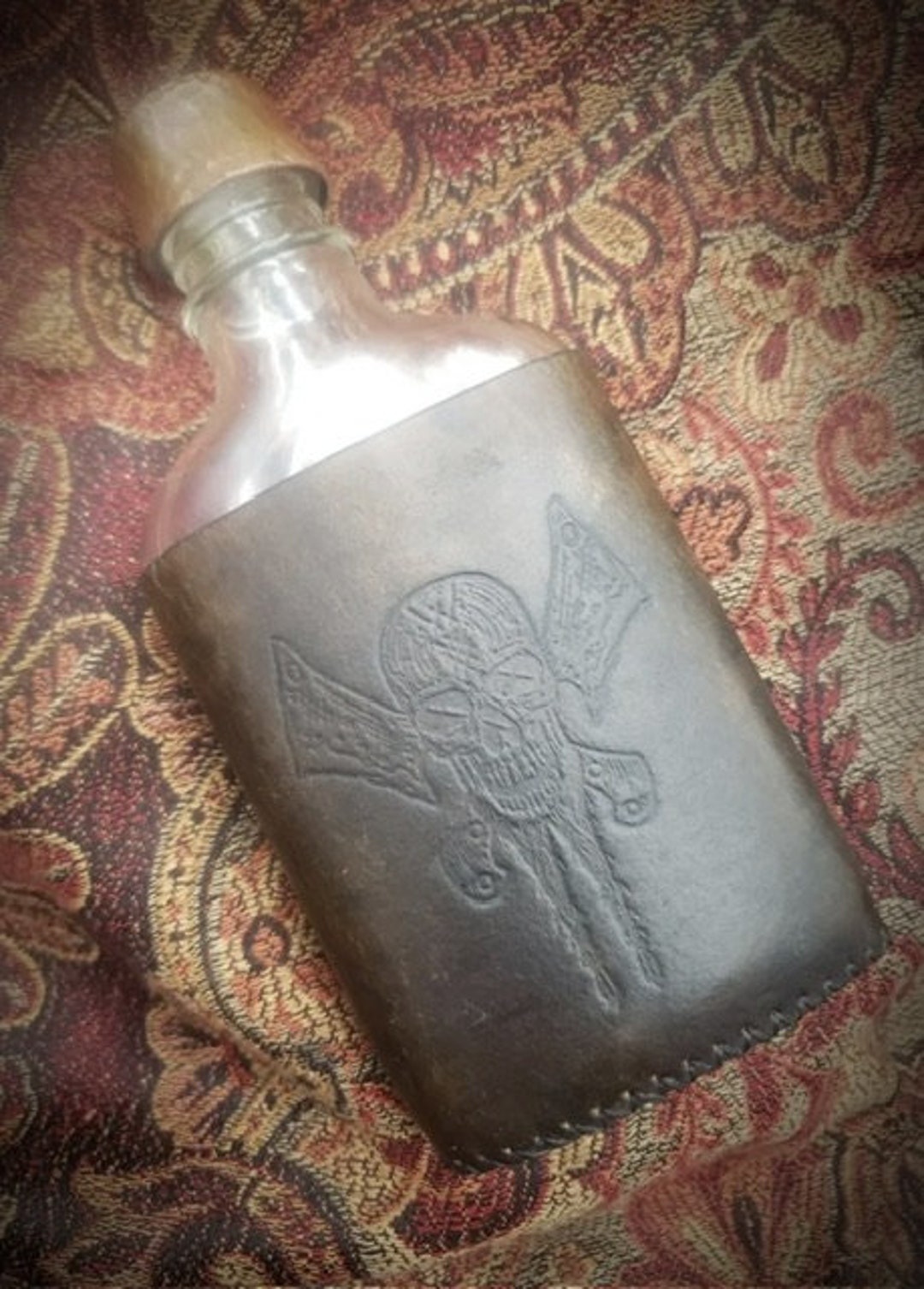 Prohibition Flask 7 Etsy
