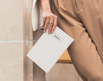 Balance- Mindfulness Collection -  Self-Guided Journal for Soul Care and Self Care; Bold and Clean Hardcover- Hardcover - Lined Pages