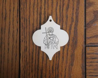 St. Philip Wooden Ornament – Handmade Catholic Gift
