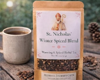 St. Nicholas’ Winter Spiced Blend – Warm & Festive Black and Herbal Tea | 2oz Pouch