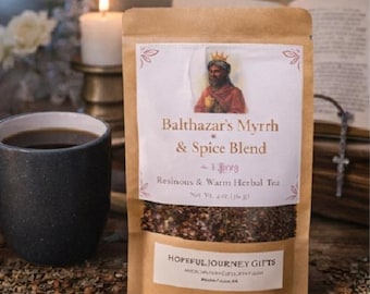 Balthazar’s Myrrh & Spice – Sacred and Warming Rooibos Tea | 2oz Pouch