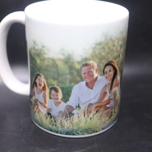 Mug photo personnalisé de 11 oz - Cadeau personnalisé avec votre image