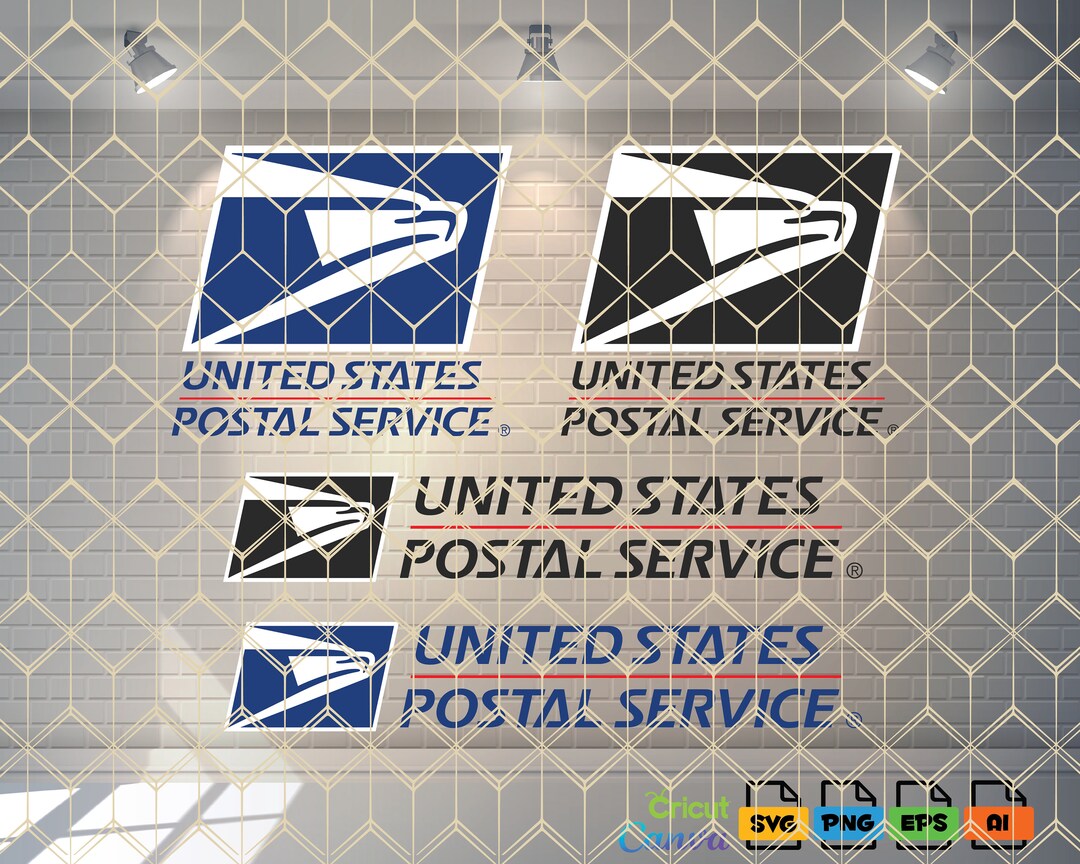 USPS Formatos SVG PNG Eps y Ai Listo para usar para Cricut Etsy España