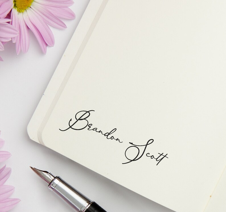 Personalized Book Stamp Make Your Mark on Your Favorite Novels Gift for