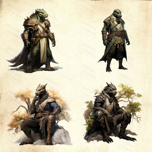 Dragonkin Clans Art Collection for Art and Design, Fantasy Dragons ...