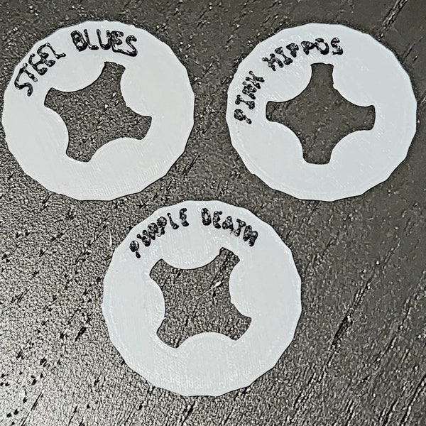 Coral Frag Tags - White PETG Dry Labels