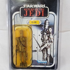 Kenner VINTAGE 1980 Star Wars IG-88 Bounty Hunter Figure UNPUNCHED