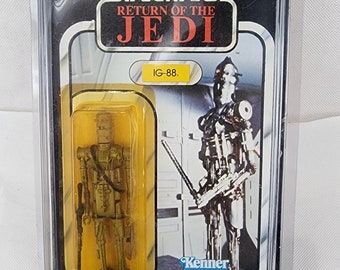 Kenner VINTAGE 1980 Star Wars IG-88 Bounty Hunter Figure UNPUNCHED