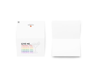 Tendencia divertida de Margarita TikTok Tarjetas de felicitación