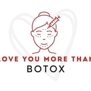 Tarjeta del día de San Valentín (edición Botox)