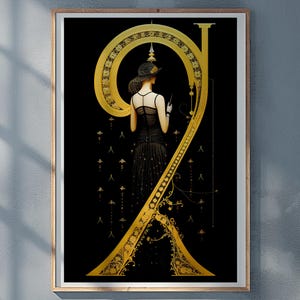 Erte Letter Z - Etsy