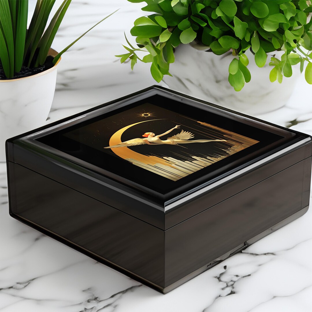 Art Deco Box, Vintage Storage Box, Artistic Keepsake Box, Perfect Gift ...