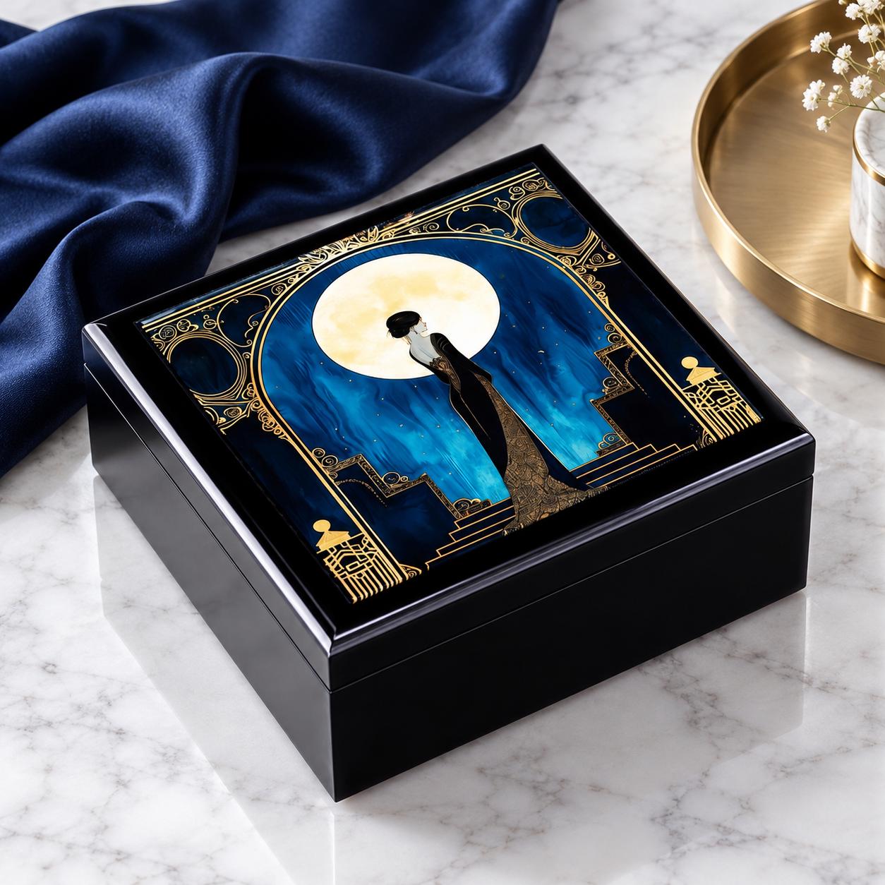 Vintage Art Deco Boxes - Etsy
