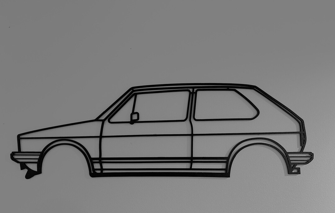 Golf MK1 GTI Silhouette Wall Decor Etsy golf-mk1-gti-silhouette-wall-decor-etsy
