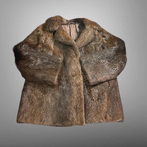 1960s Vintage Chocolate Mink Fur Coat - Women's Medium, Genuine Mink, Timeless Elegance