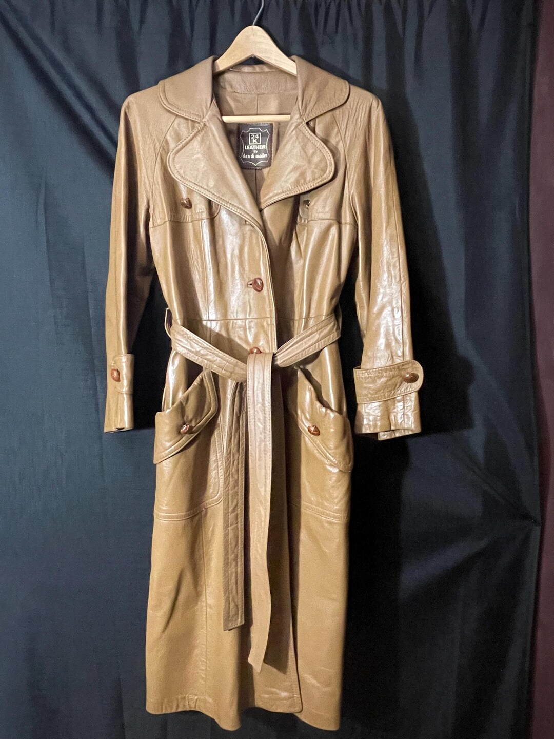 vintage classical trench coat 金具 ベルト Amazon.com: Women's Classic Double Button Trench Coat
