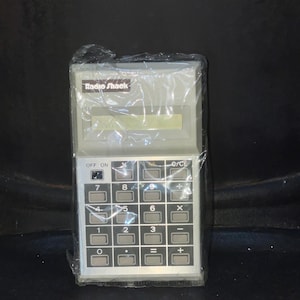 Vintage 1979 Tandy Radio Shack EC-202 Calculator Unopened in Original Packaging
