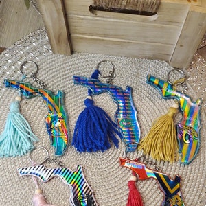 Florida Team Keychains,  Resin Florida Keychains
