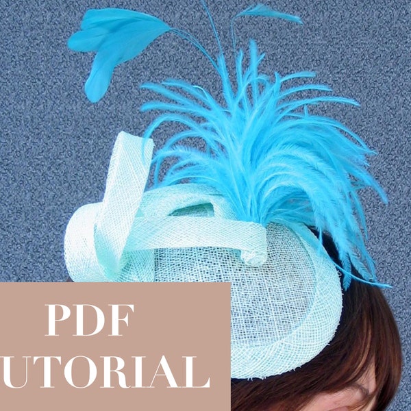 Twisted Base Fascinator - Downloadable PDF