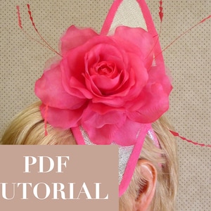 Sinamay Headpiece Tutorial - Downloadable PDF