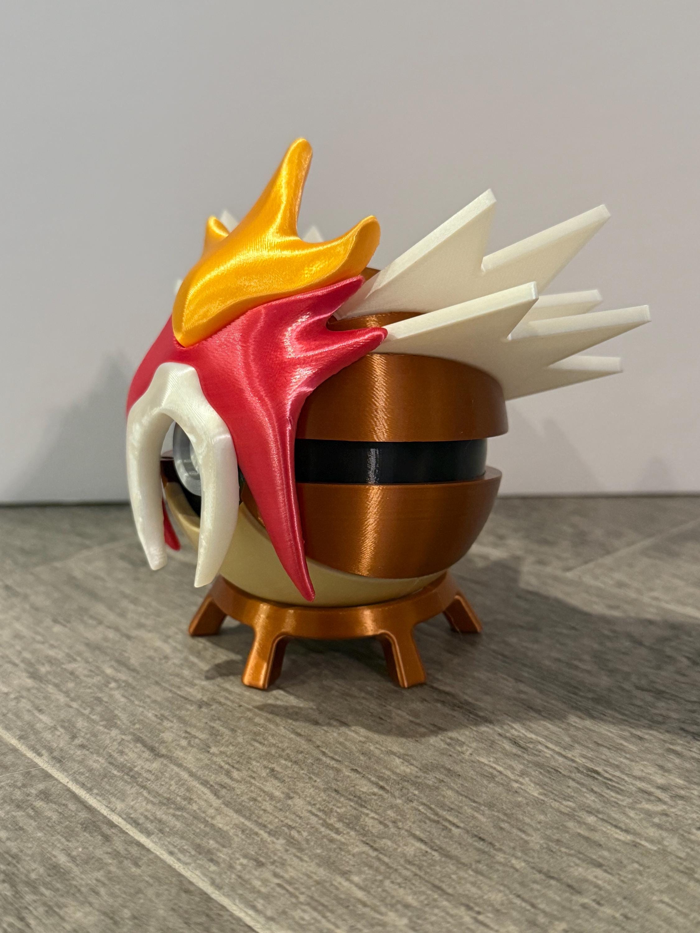 Entei Ball Entei Pokeball Display Ball | 3D Printed Legendary Fire Pokemon Gift - Etsy