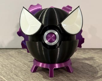 Custom Gastly Inspired Pokeball Fanart