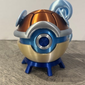 Wartortle Pokeball Inspired Handmade 3DPrinted Fanart