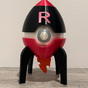 Team Rocket Pokeball Custom Rocket Inspired Fanart