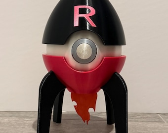 Custom Team Rocket Inspired Pokeball Rocket Fanart