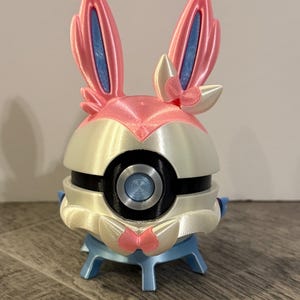 Sylveon Pokeball Inspired Handmade 3DPrinted Fanart