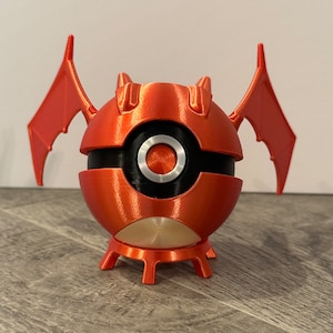 Charizard Pokeball Inspired Handmade 3DPrinted Fanart